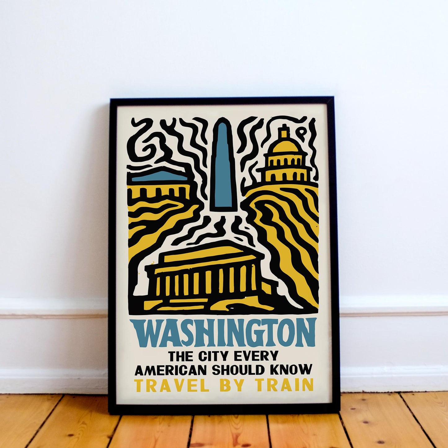 Washington DC Travel Poster