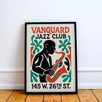 Vanguard Jazz Club Poster