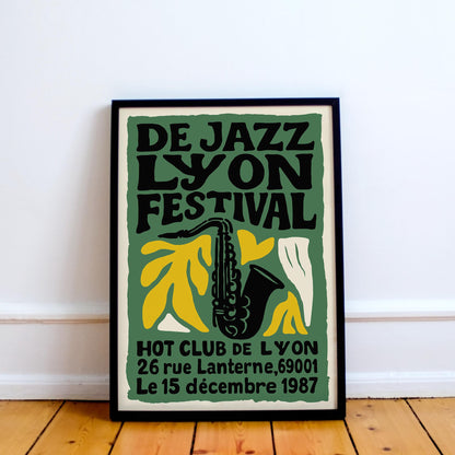 Lyon Jazz Festival Poster Print