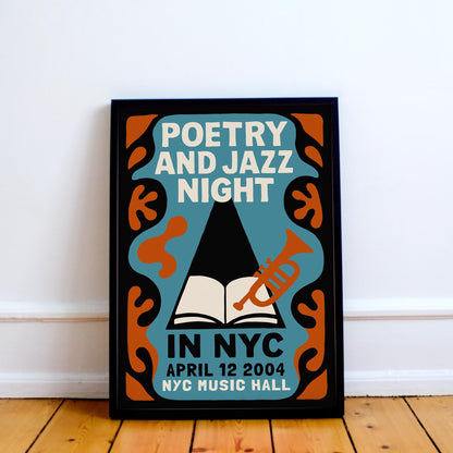 Poetry Jazz Event Poster