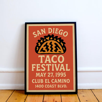 San Diego Taco Festival Poster Print