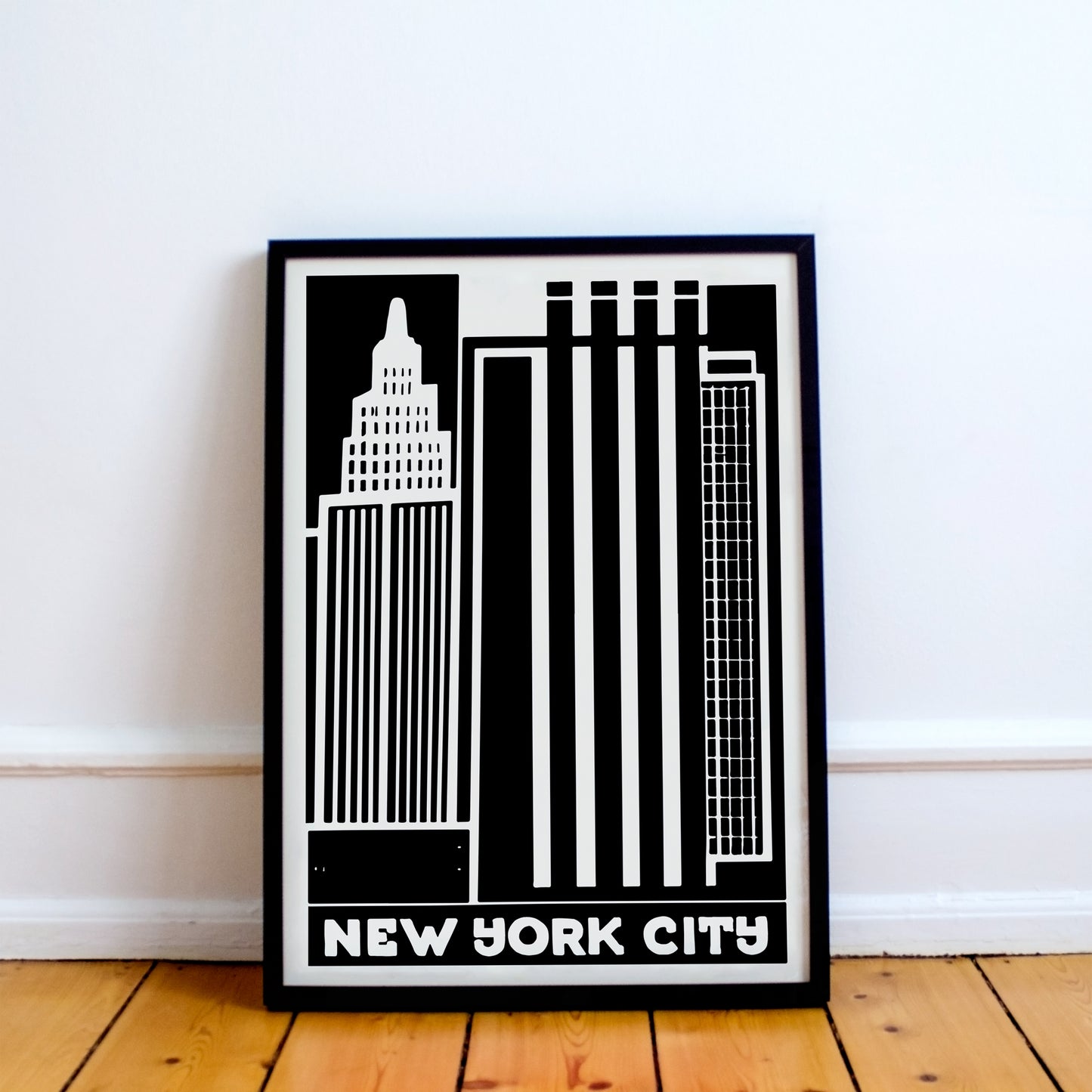 NYC Vintage Architecture Poster