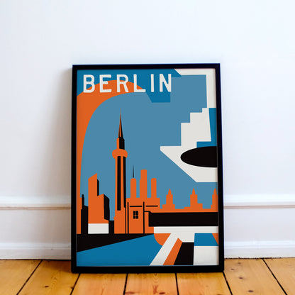 Berlin Minimalist Travel Poster