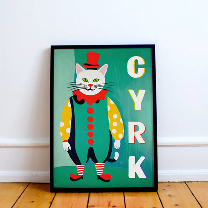 Vintage Polish Circus Poster