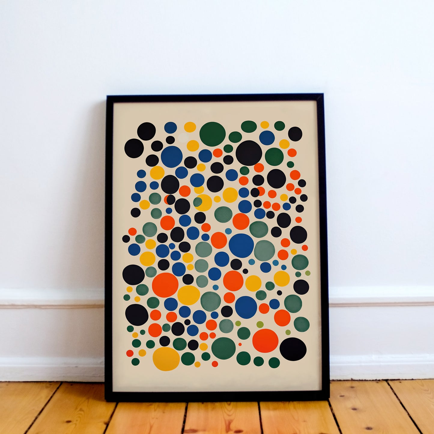 Polka Dots - Mid-Century Modern Wall Art