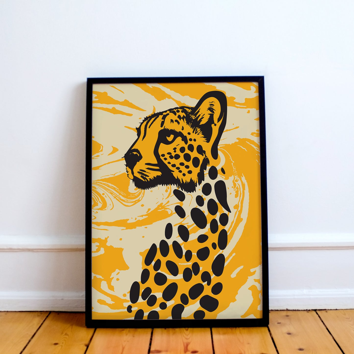 Cute Jungle Cat Art Print