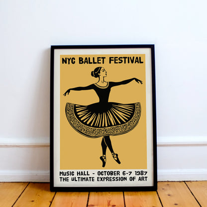 NYC Ballet Festival Poster