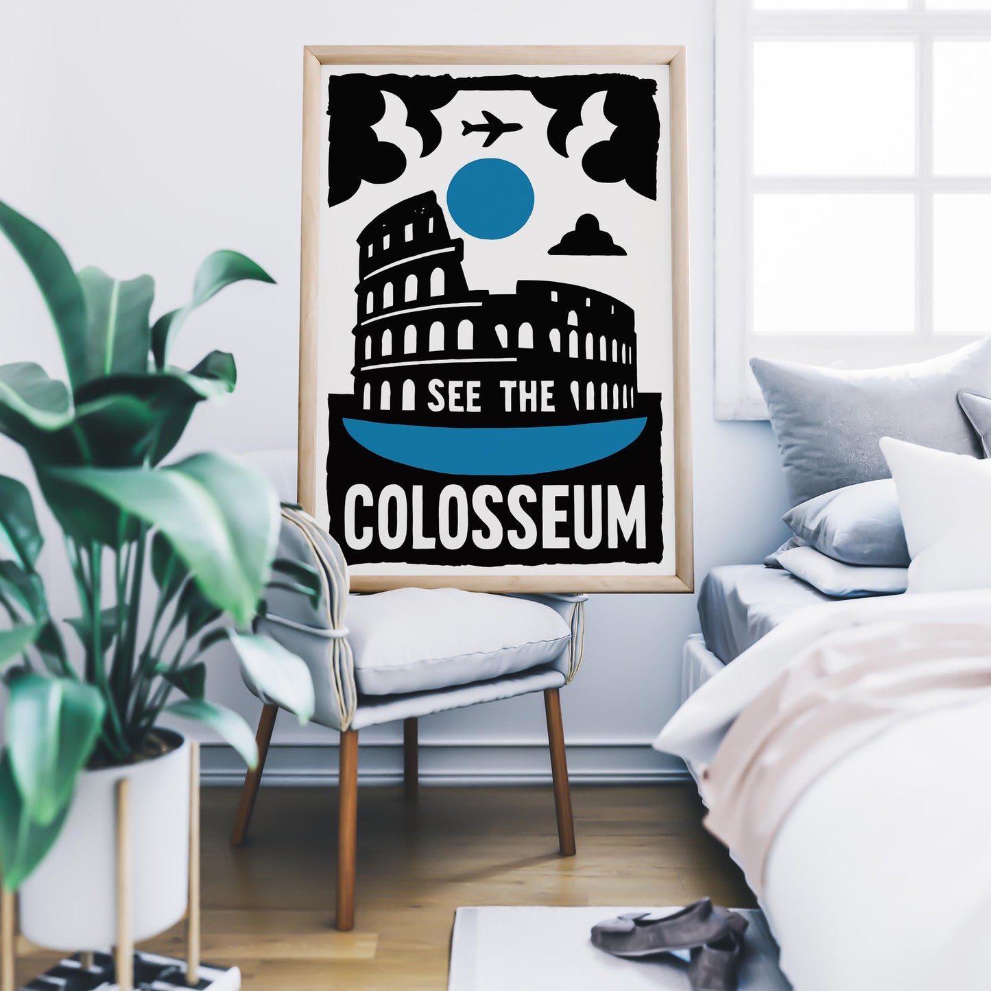 Colosseum Travel Poster Print