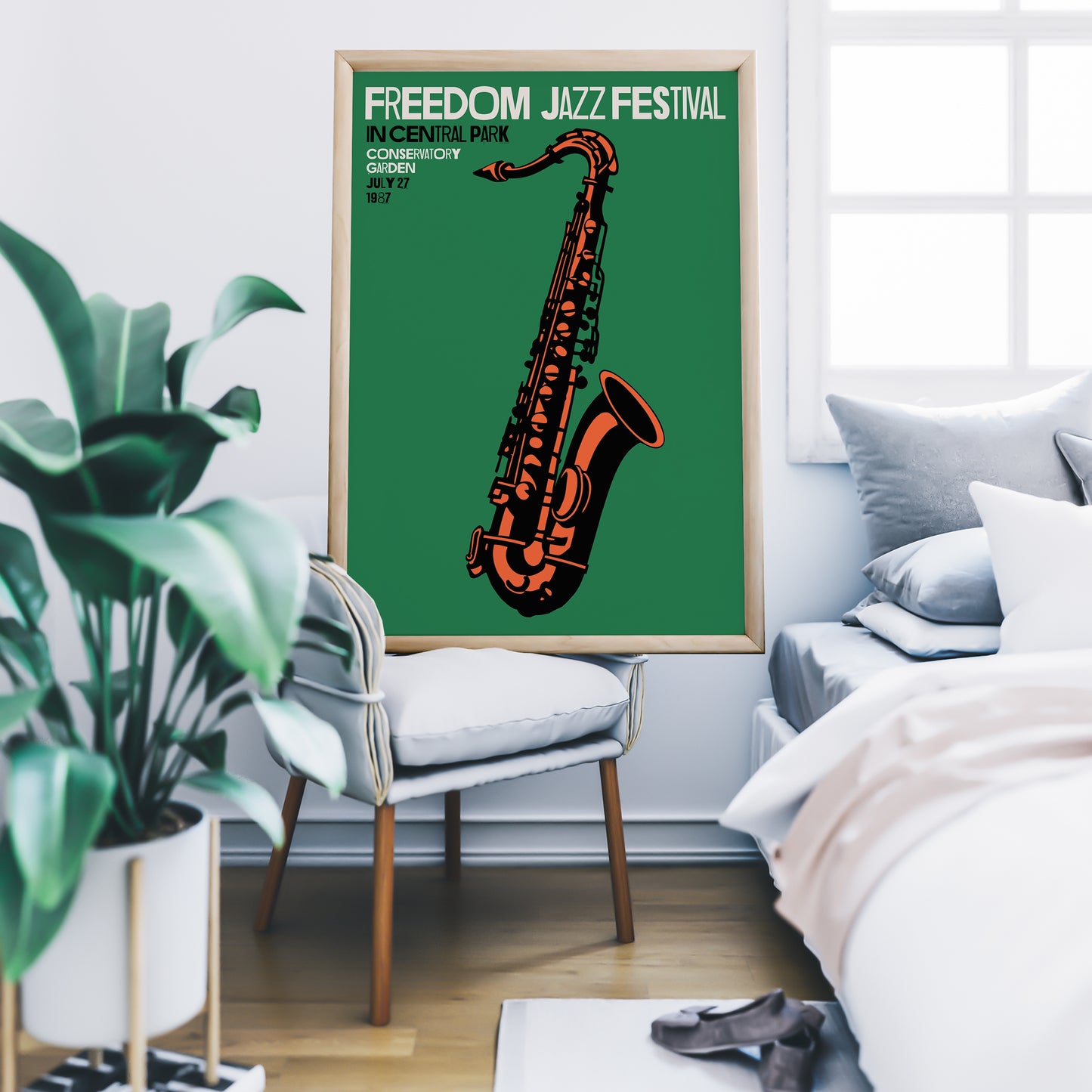 Freedom Jazz Festival 1987 Poster