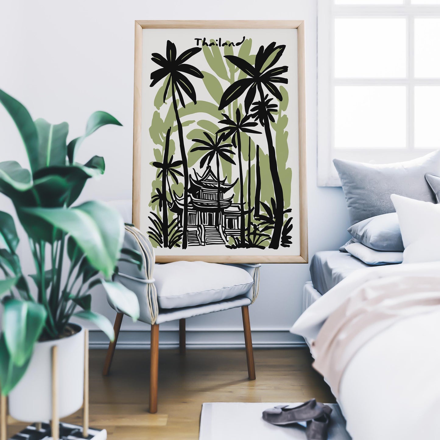 Thailand Green Travel Poster