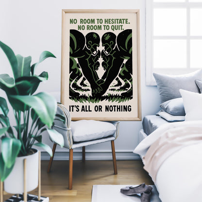 All Or Nothing Football Poster