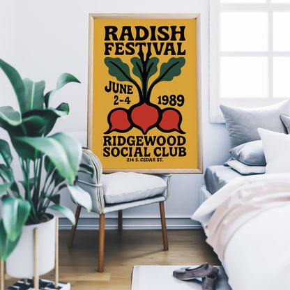 Radish Festival Poster