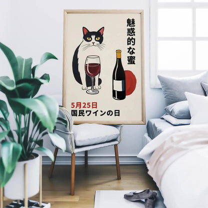 Japanese National Wine Day Art Print
