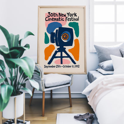 Cinematic Festival Poster Print