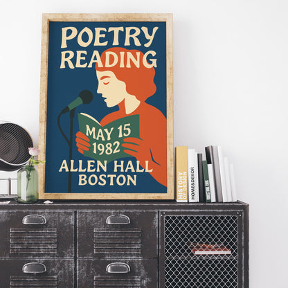 Poetry Reading Boston Poster