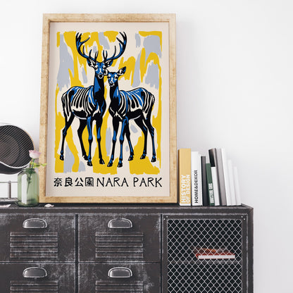 Nara Deer Duo Poster