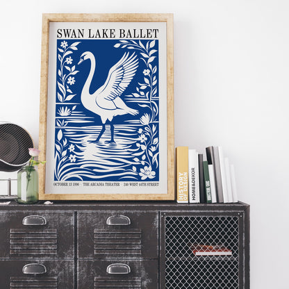 Swan Lake Ballet Poster Print