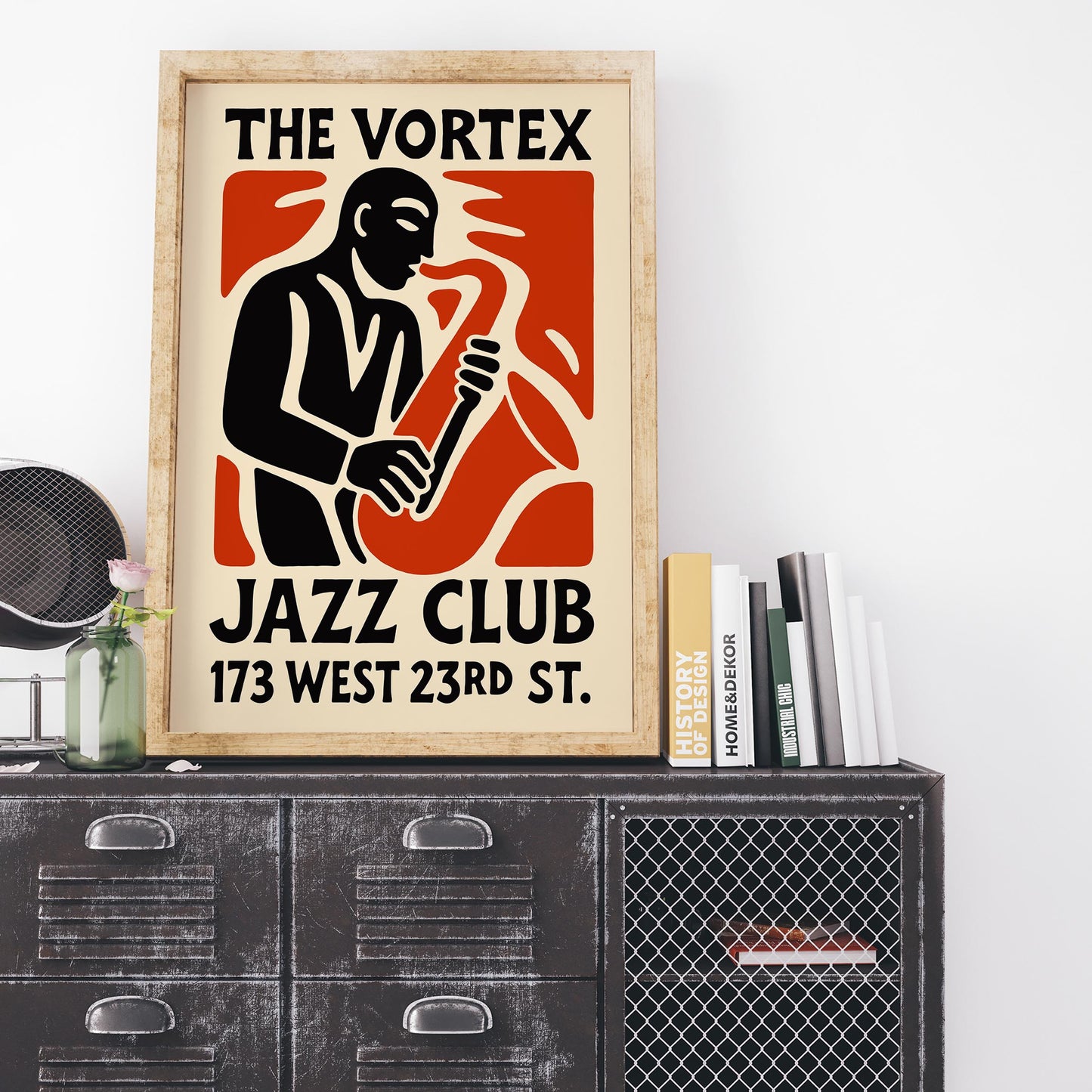 Vintage Jazz Club Poster - Retro Music Wall Art