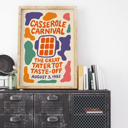 Casserole Carnival Wall Art