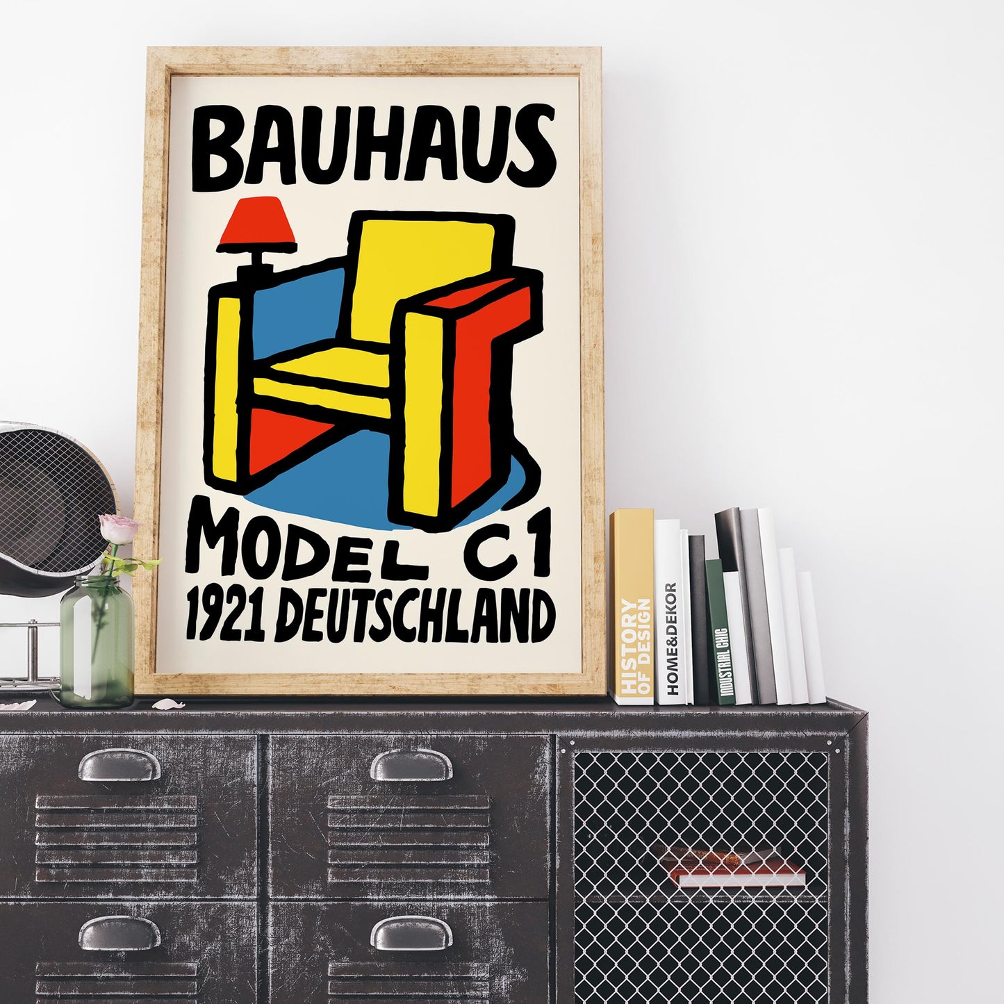 Bauhaus Chair Poster - Mid Century Modern Wall Art