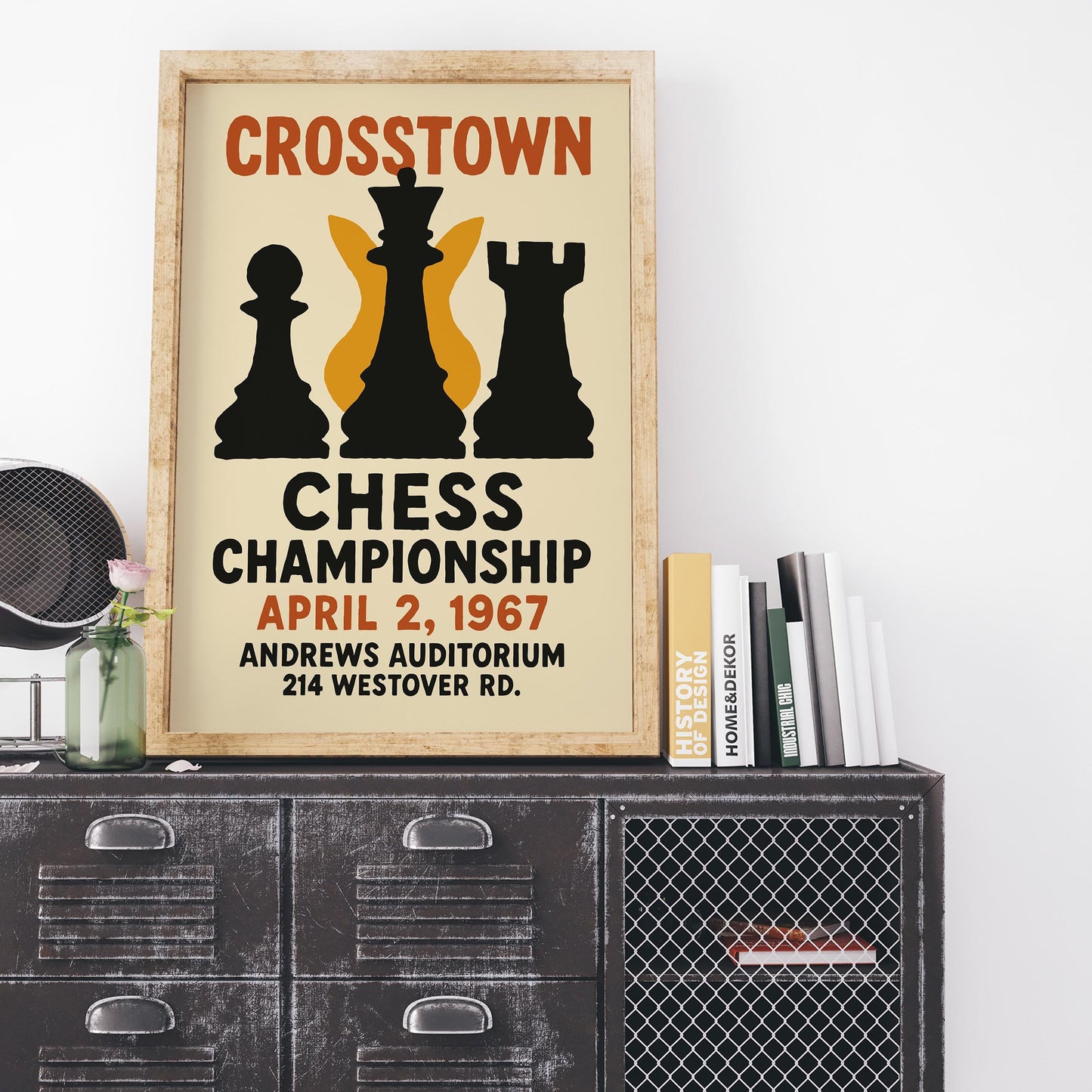 Crosstown Chess Poster Print