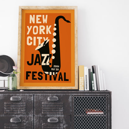New York Jazz Festival Print