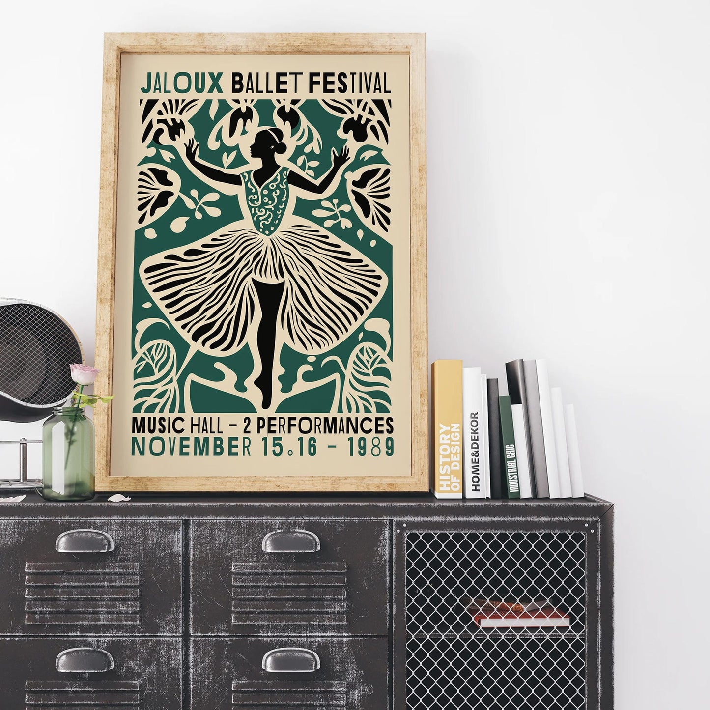 French Ballet Festival Wall Art Print