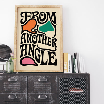 Another Angle Typography Print