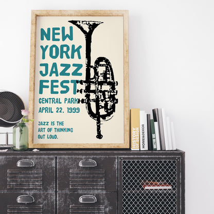 New York Jazz Festival Print