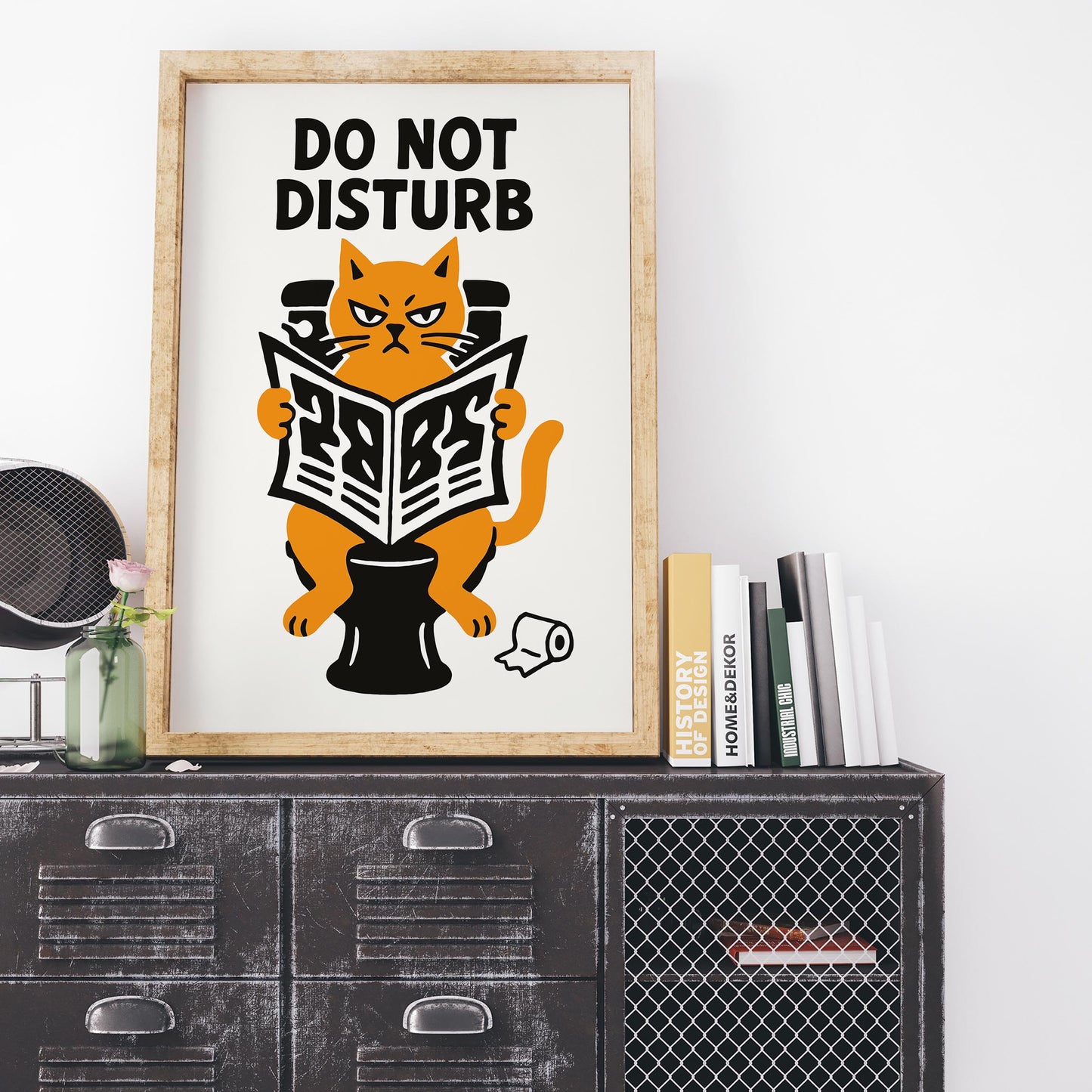 Do Not Disturb Cat Poster