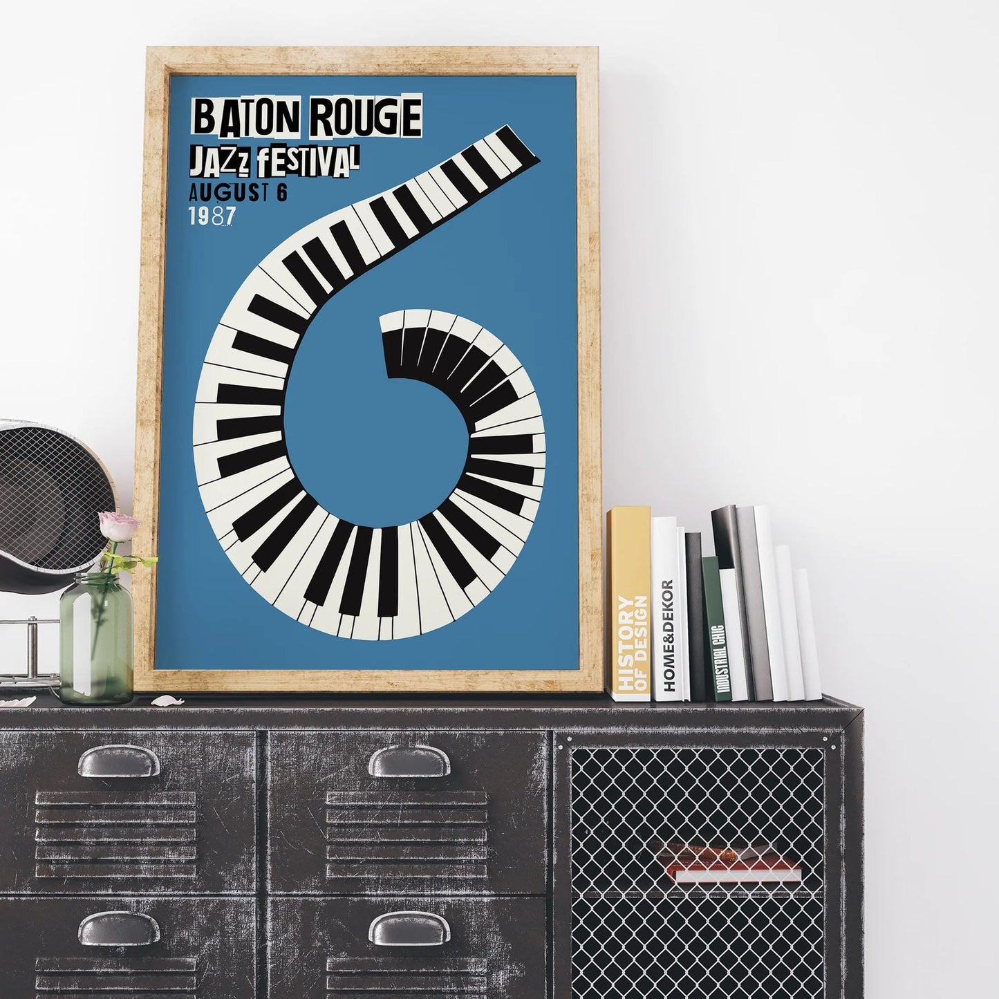 Baton Rouge Jazz Festival 1987 Poster