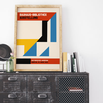 Bauhaus Exhibition 1923 Retro Poster