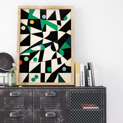 Colorful Abstract Shapes Wall Art