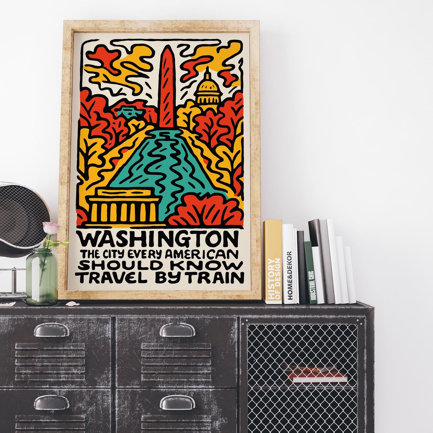 Washington Travel Poster Print