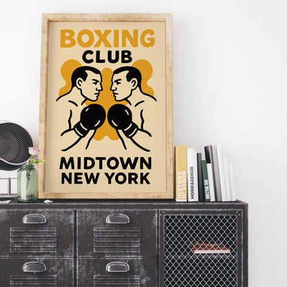 Boxing Club NYC Poster