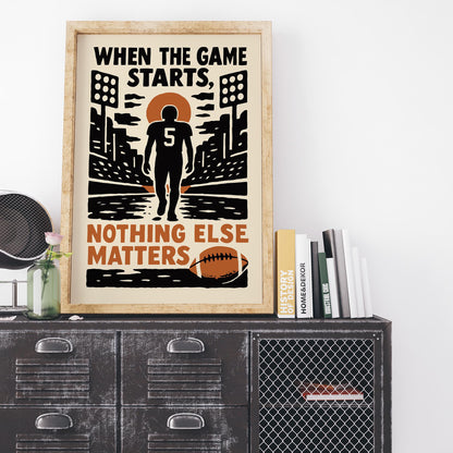 Game Day Football Poster