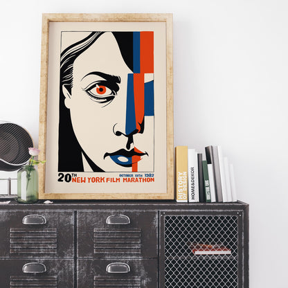 NY Film Marathon Poster Print