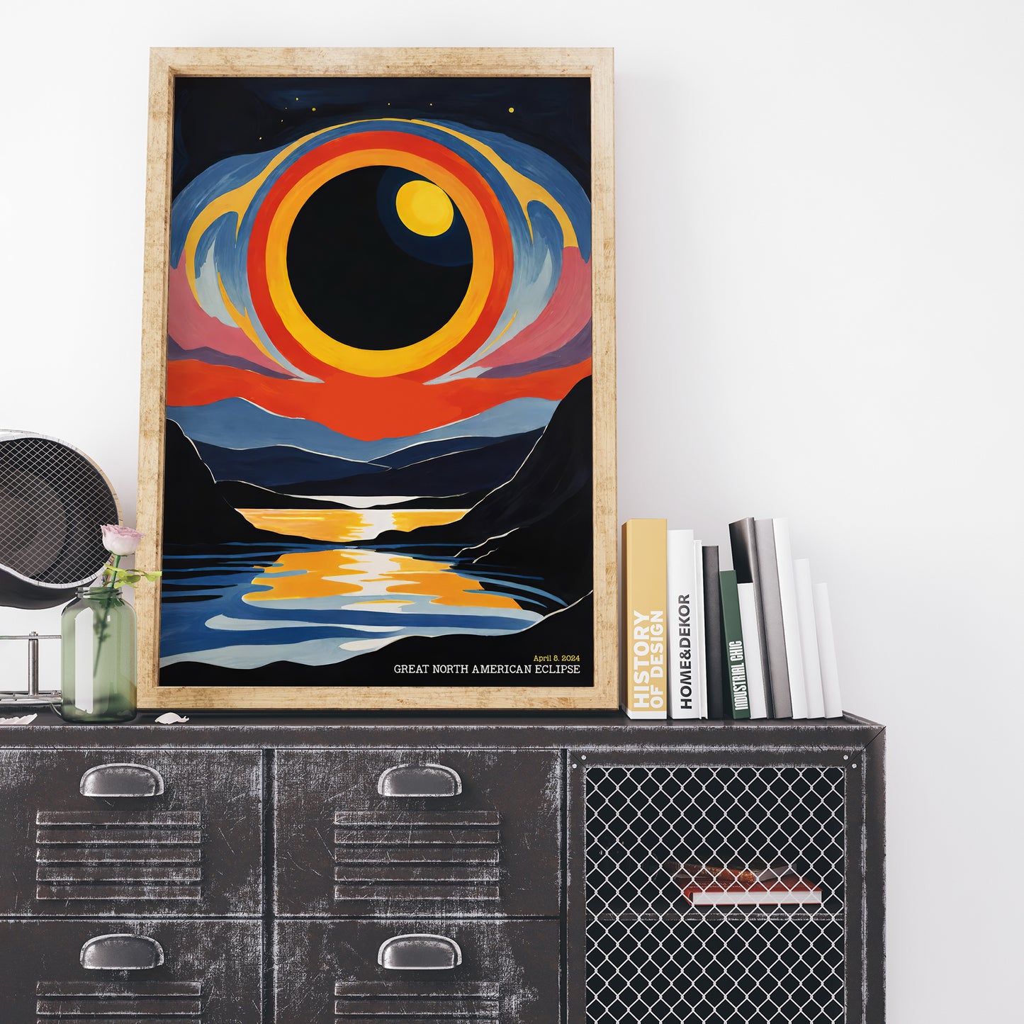 Great North American Eclipse Art Print
