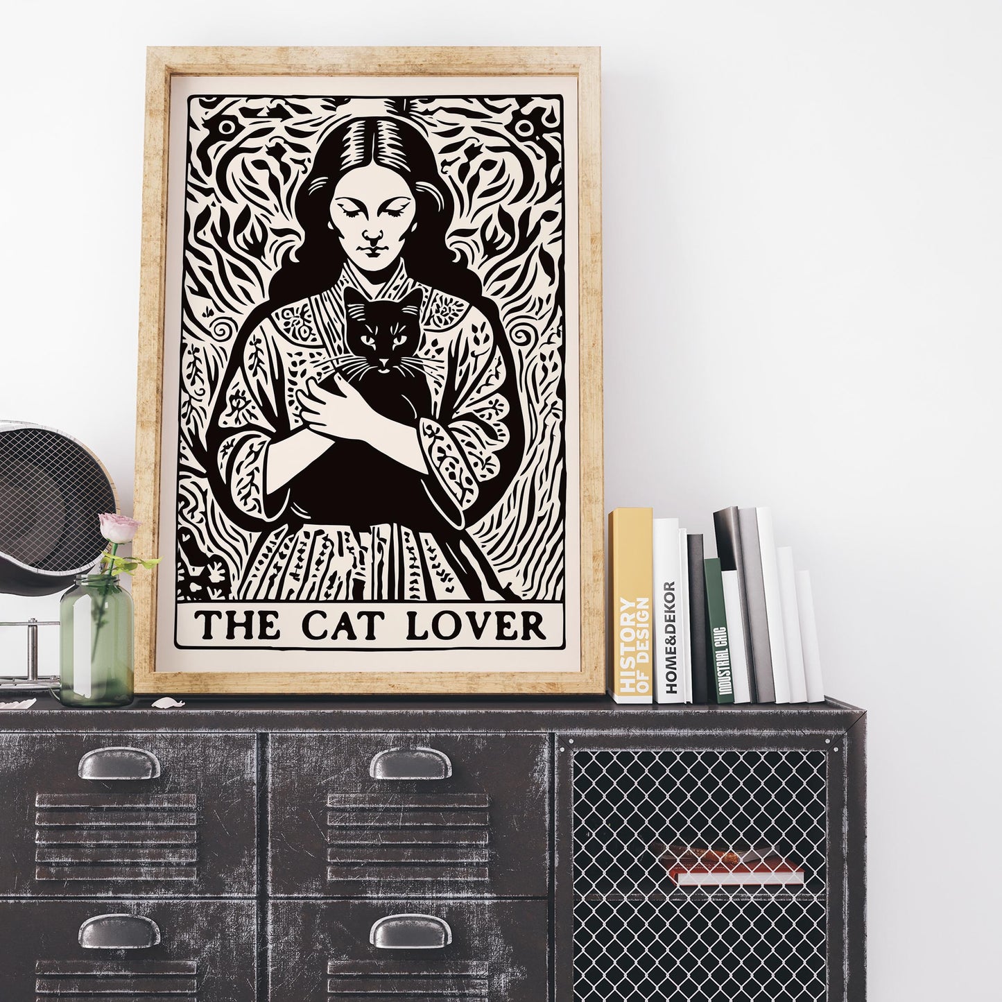 Cat Lover Art Print
