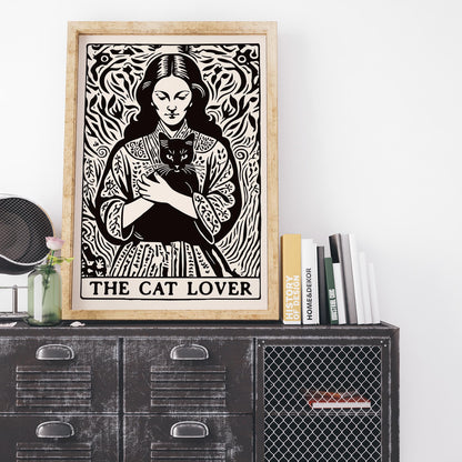 Cat Lover Art Print