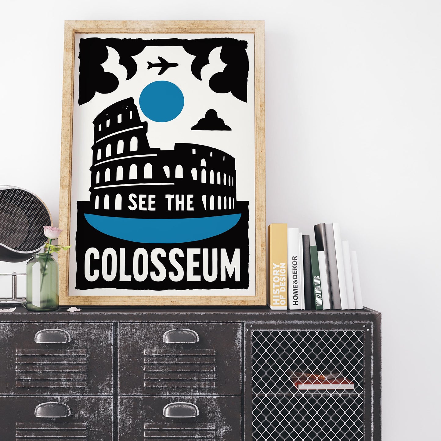 Colosseum Travel Poster Print