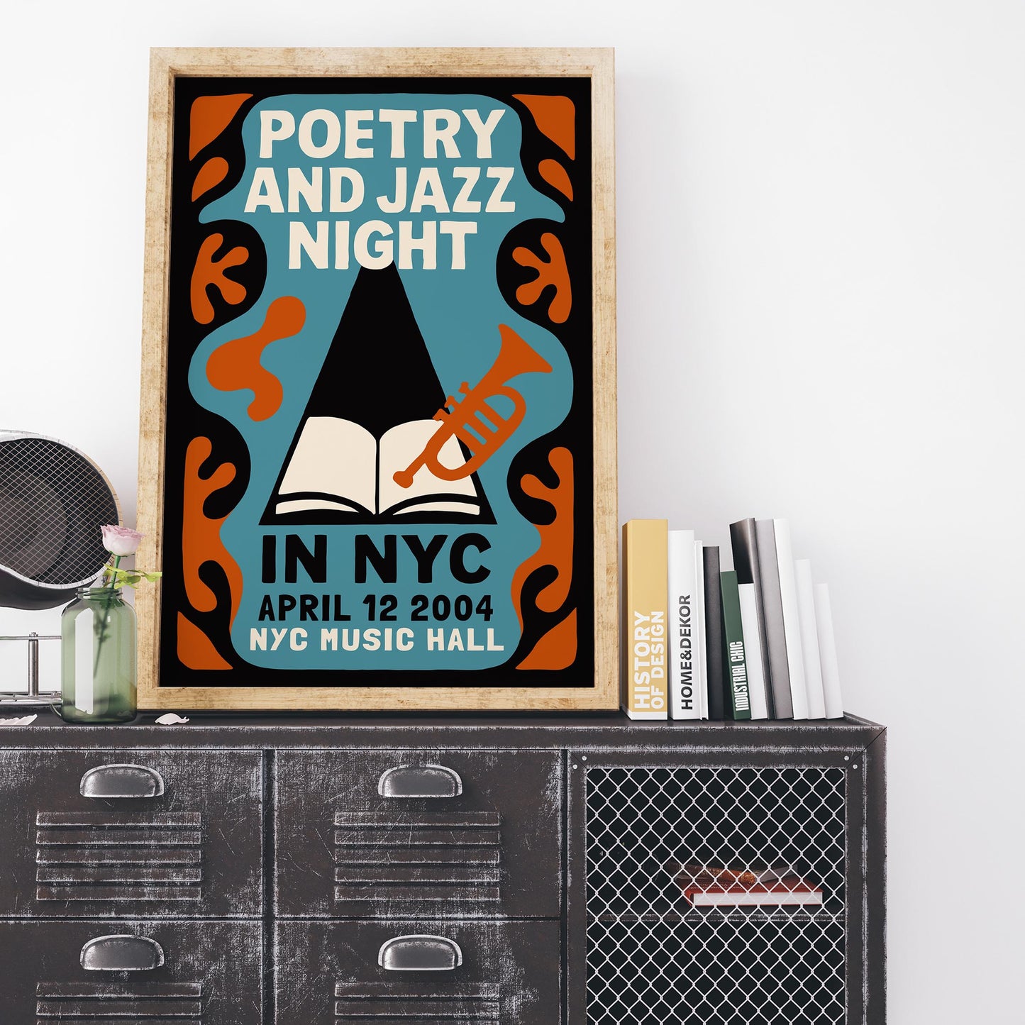 Poetry Jazz Event Poster