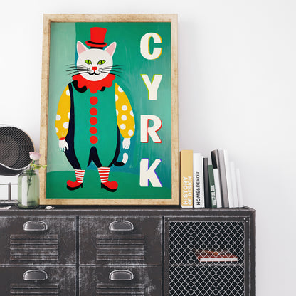 Vintage Polish Circus Poster