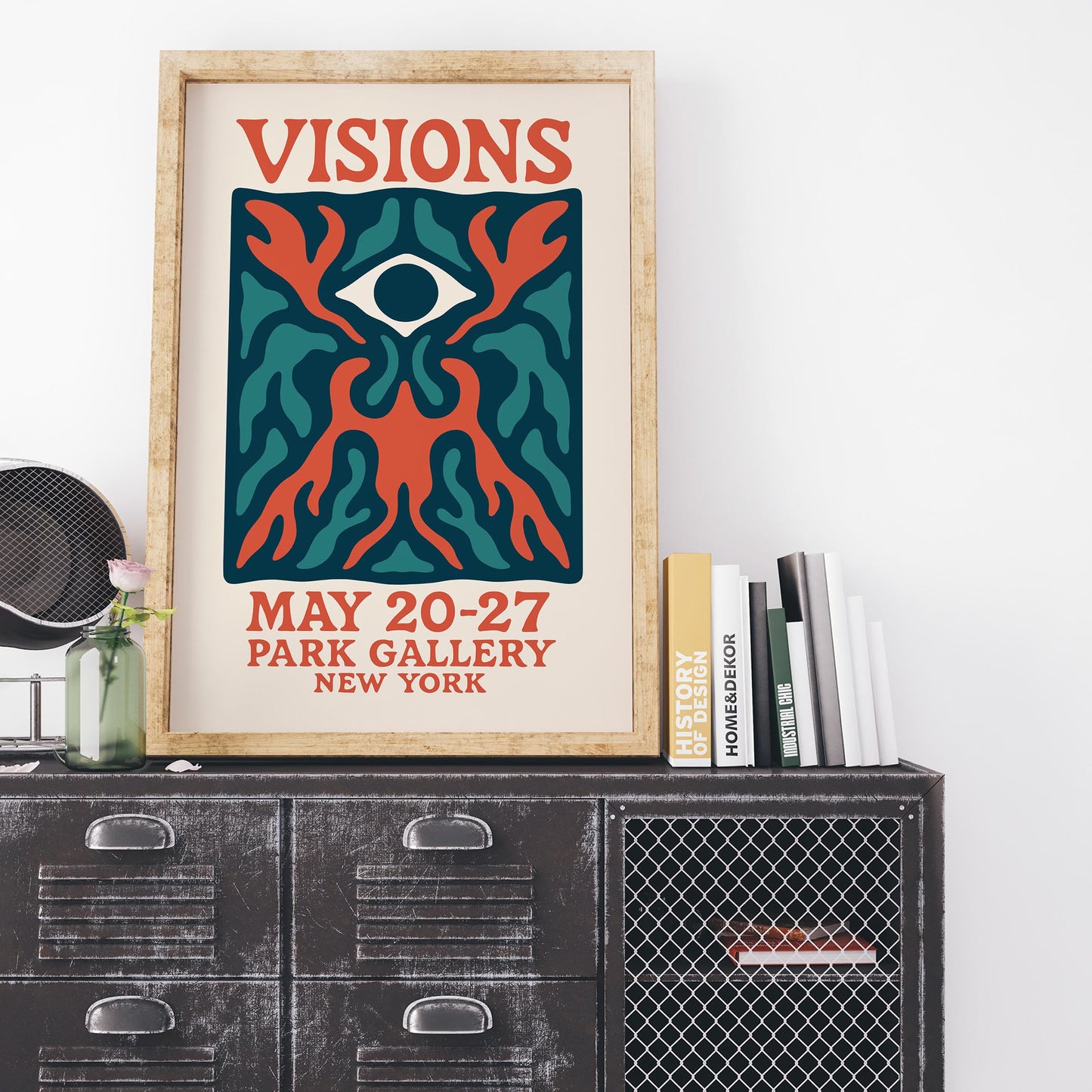 Visions Psychedelic Eye Poster