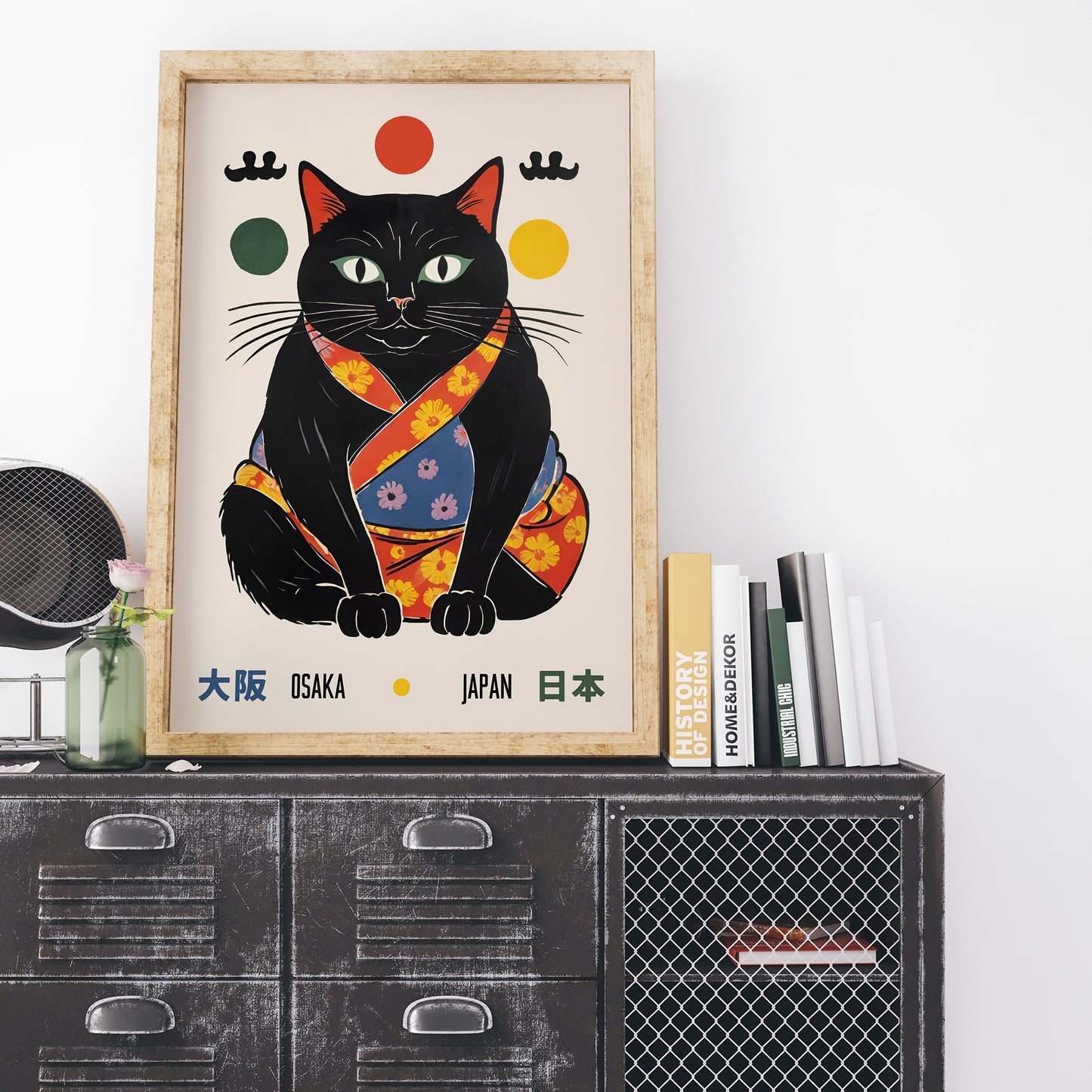 Osaka - Japan - Cute Cat Poster