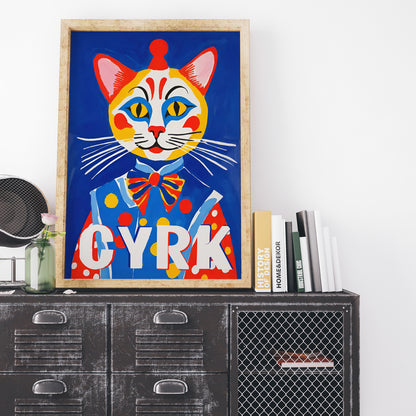 Retro European Circus Poster Print