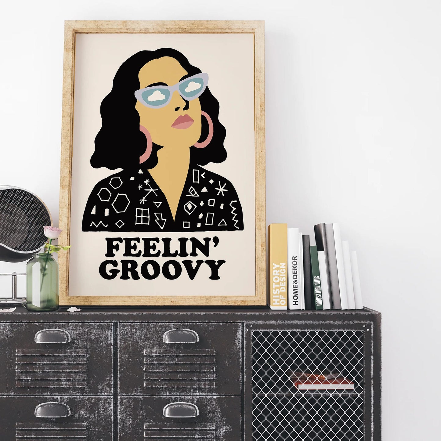 Feelin' Groovy Quote Poster