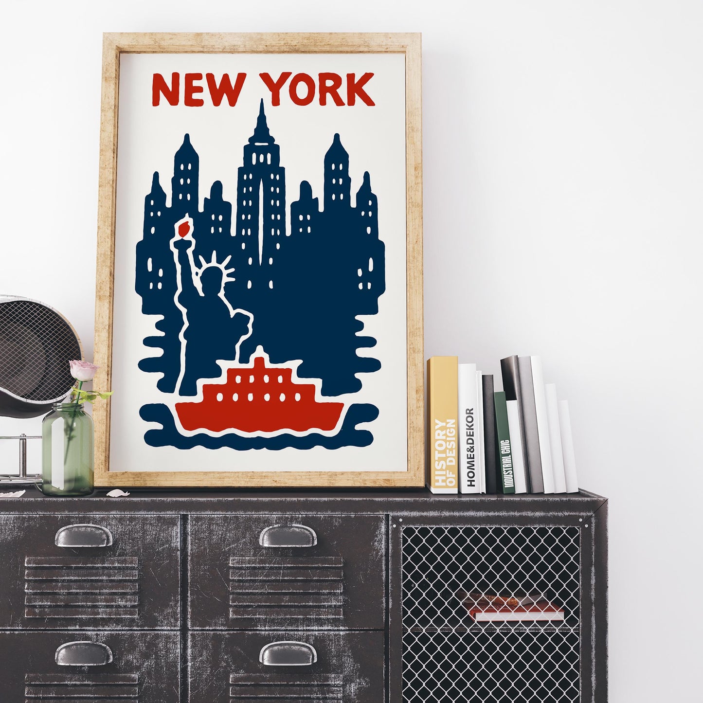New York Skyline Wall Art Poster