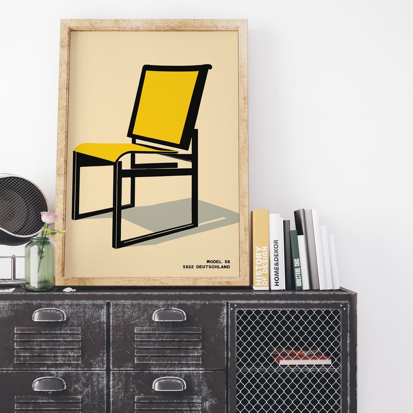 Bauhaus Furniture - Chair Model S6 Poster