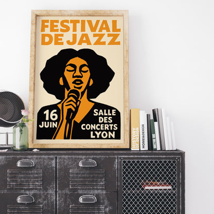 Festival De Jazz Poster Print